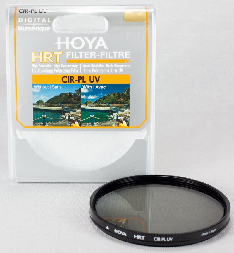 Hoya Circular Polarizer Filter (HRT CIR-PL UV) â€“ 82mm Polarizing Filter with UV Absorbing Glass, High-Rate Transparency Film for Camera Lens â€“ Multi-Coated Aluminum Frame & Water Resistant - Image 1